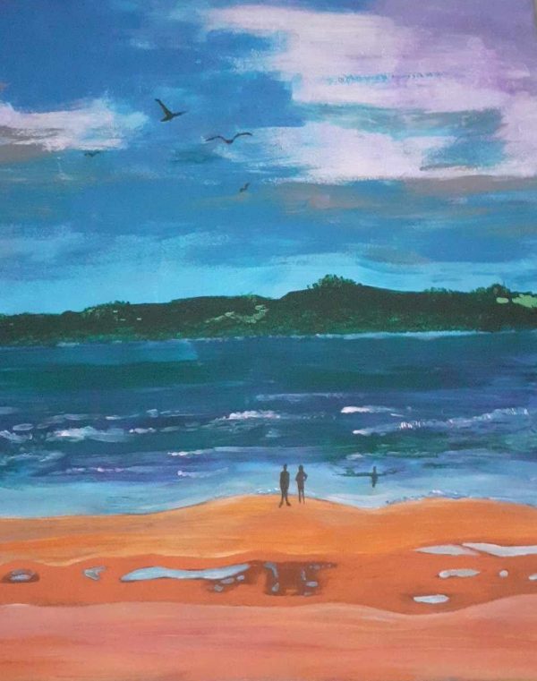 Blustery Beach Walk
