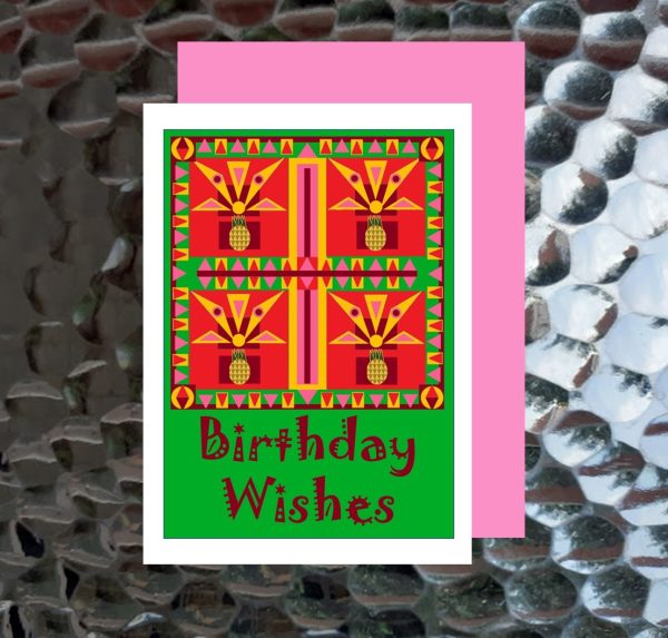 Art Deco Pineapple Green - Image 2