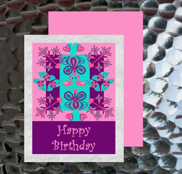 Flamingo Floral birthday
