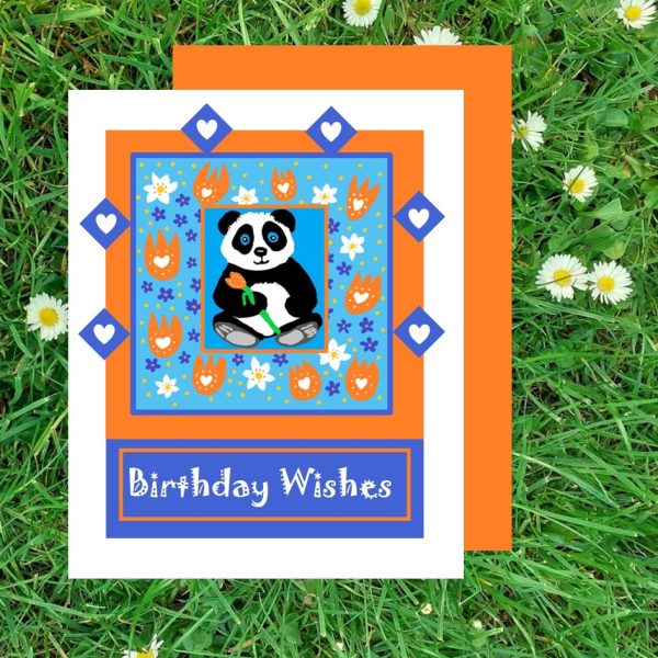 Panda Tulip Birthday
