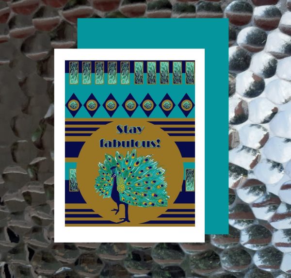 Fabulous Peacock Art Deco design
