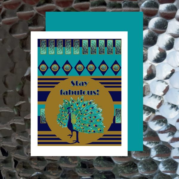 Fabulous Peacock Art Deco design