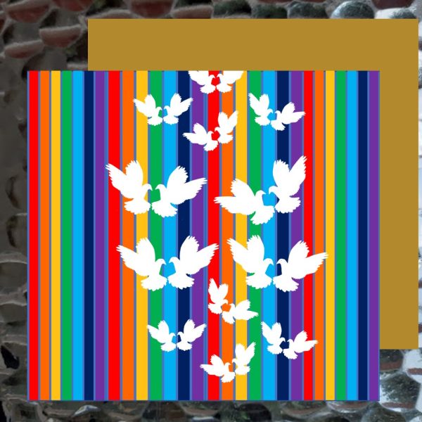 Rainbow doves