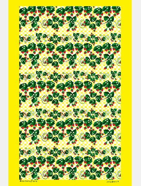 Strawberry Picnic Tea Towel