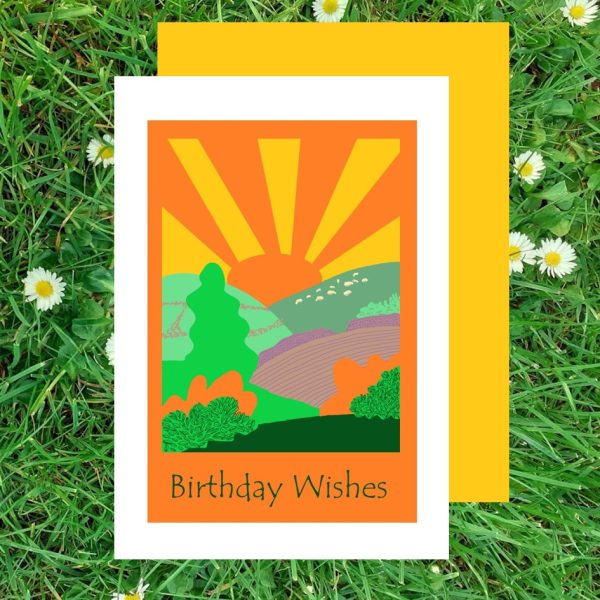 Sunburst Birthday Wishes