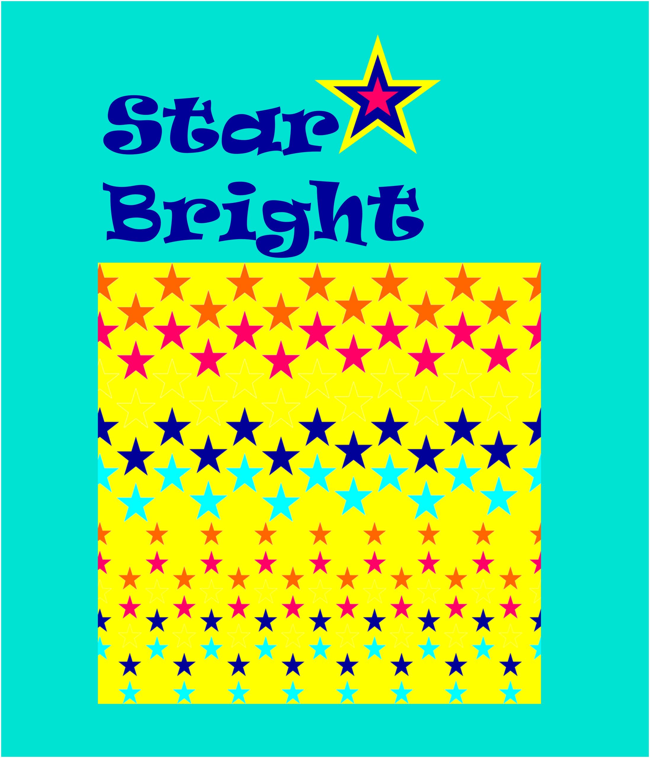 vibrant starry pattern