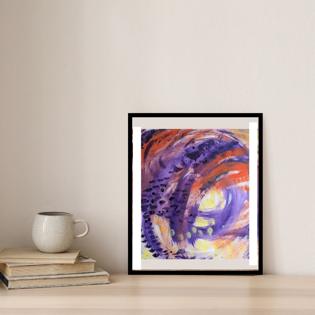 Resolve framed print mock up
